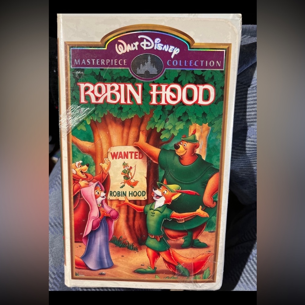 Robin Hood (VHS, 1991, Clamshell) Walt Disney Masterpiece Collection Sealed